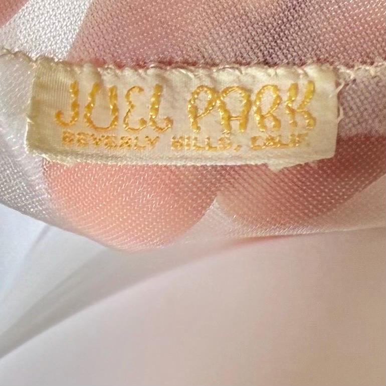 JUEL PARK Vintage 1960s nightgown slip dress, white cherub wedding lingerie dress, Gift for Laura