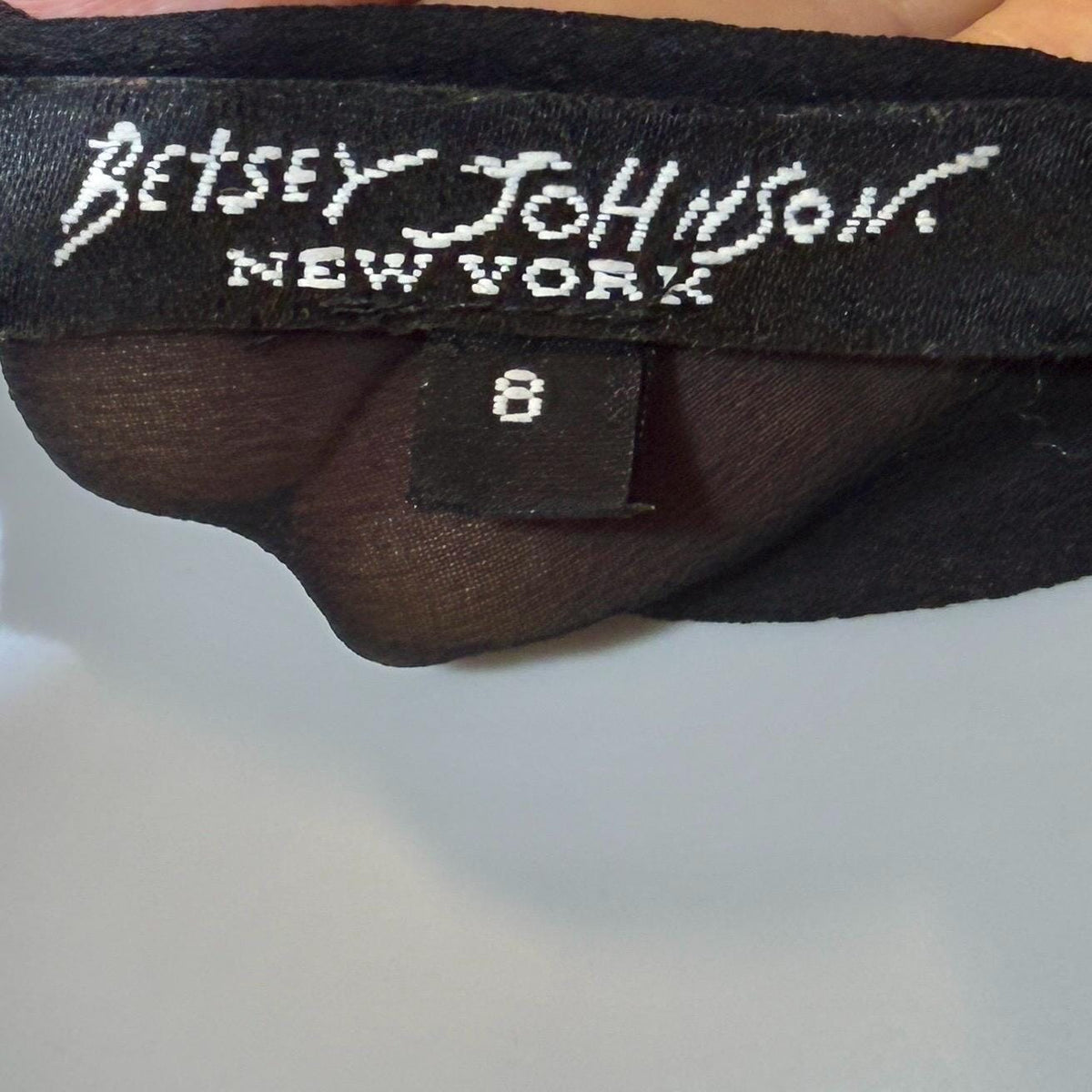 vintage 1990s BETSEY JOHNSON slip dress, Sheer Black Chiffon cocktail dress