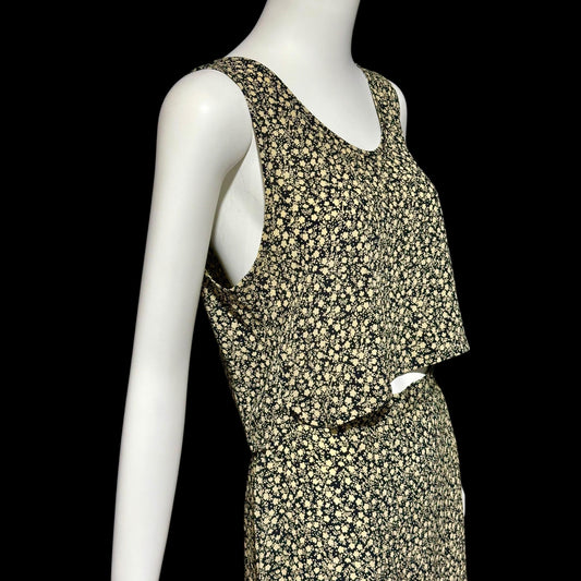 SONIA RYKIEL vintage 1990s 3 piece set, skirt cropped tank top and jacket set