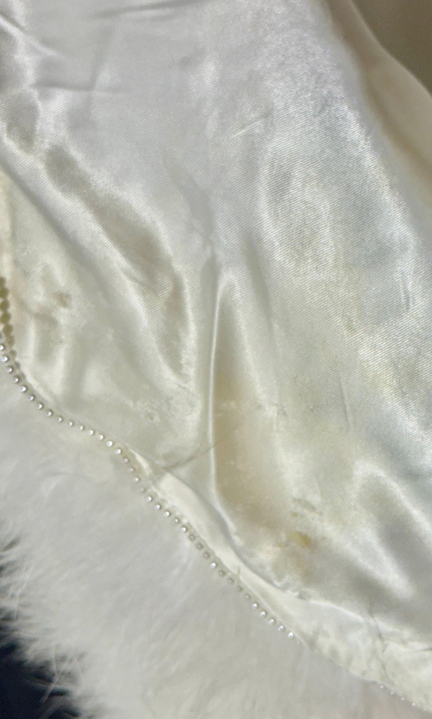 1960s Vintage feather cape jacket, Snowy white marabou wedding bridal capelet evening stole
