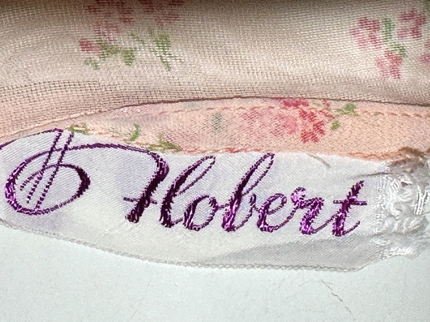 FLOBERT, vintage nightgown robe set, 1930s 1940s FLORAL pink rose buds bias cut sheath slip dress and peignoir set