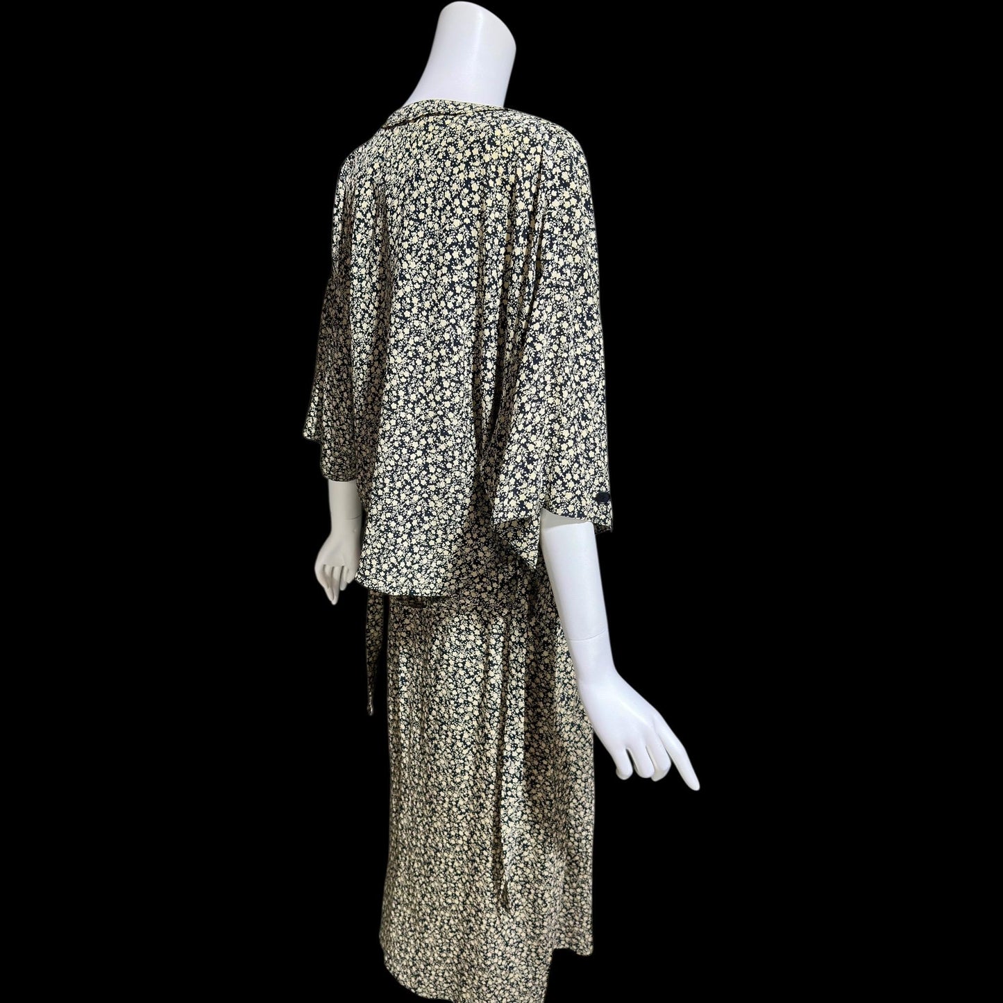 SONIA RYKIEL vintage 1990s 3 piece set, skirt cropped tank top and jacket set