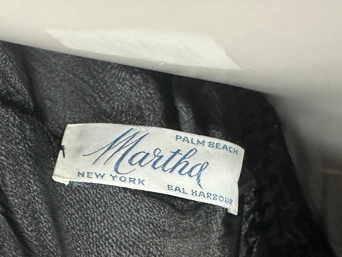 HANAE MORI for MARTHA Palm Beach, vintage 1970s chiffon gown, black and purple sheer blouson