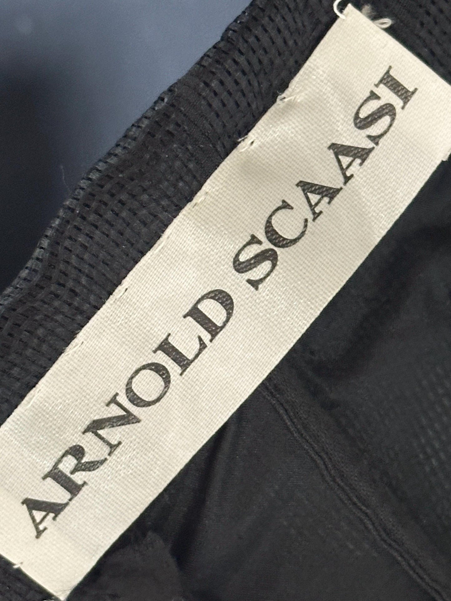ARNOLD SCAASI vintage 1960s evening gown dress, black and white silk cascading ruffle gown