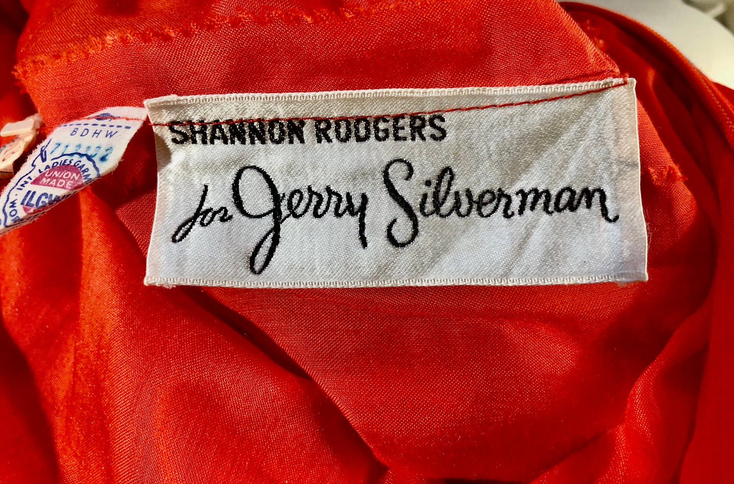 SHANNON ROGERS Jerry Silverman, vintage 1960s floral evening sundress, Border print w/ matching shawl