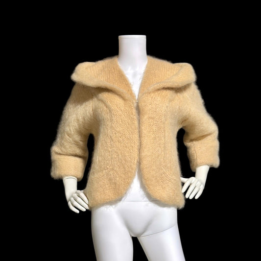 1950s vintage evening jacket, Custom Made Mohair short dinner coat