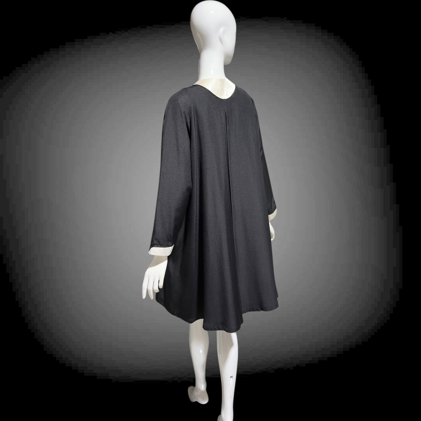 GEOFFREY BEENE, vintage 1960s cocktail party Mod mini tent dress