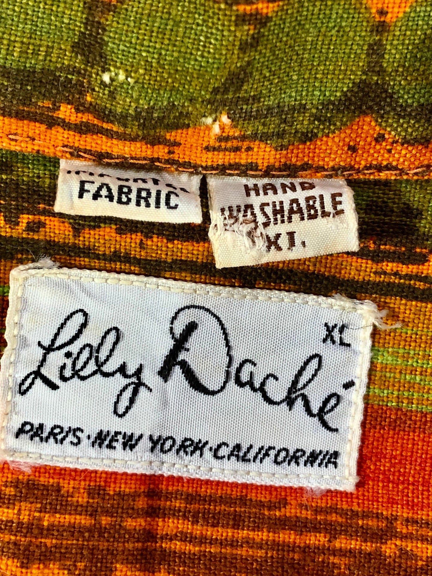 LILLY DASCHE Vintage 1950s Hawaiian shirt, Mod Tiki Atomic Cotton Button Front shirt