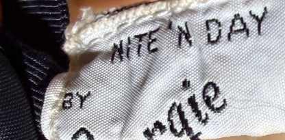 GEORGIE KEYLOUN Vintage caftan kaftan dress, 1960s Nite & Day Op Art accordion pleated party hostess dress