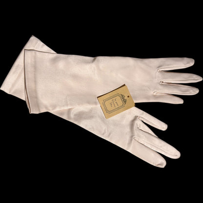 LORRIE KABALA Vintage 1980s wedding dress, white lace high neck sequins beads, removable sleeves & gloves