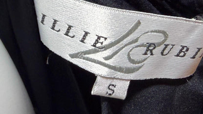 LILLIE RUBIN vintage evening dress gown, 1990s Beaded Silk slip dress