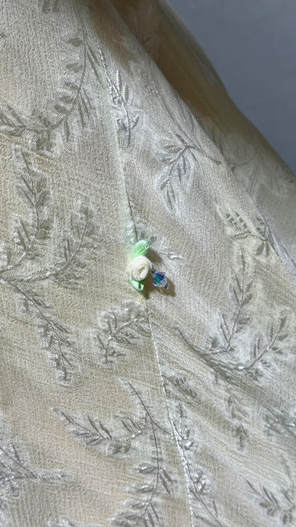 CAROL PERETZ Vintage evening wedding dress, 1990s bias cut Silk Slip Dress