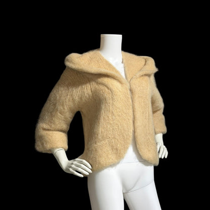 1950s vintage evening jacket, Custom Made Mohair short dinner coat
