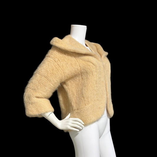 1950s vintage evening jacket, Custom Made Mohair short dinner coat