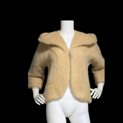 1950s vintage evening jacket, Custom Made Mohair short dinner coat