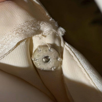 ESTEVEZ vintage 1970s cocktail dress, Eva Gabor Look White Marilyn Monroe style halter dress