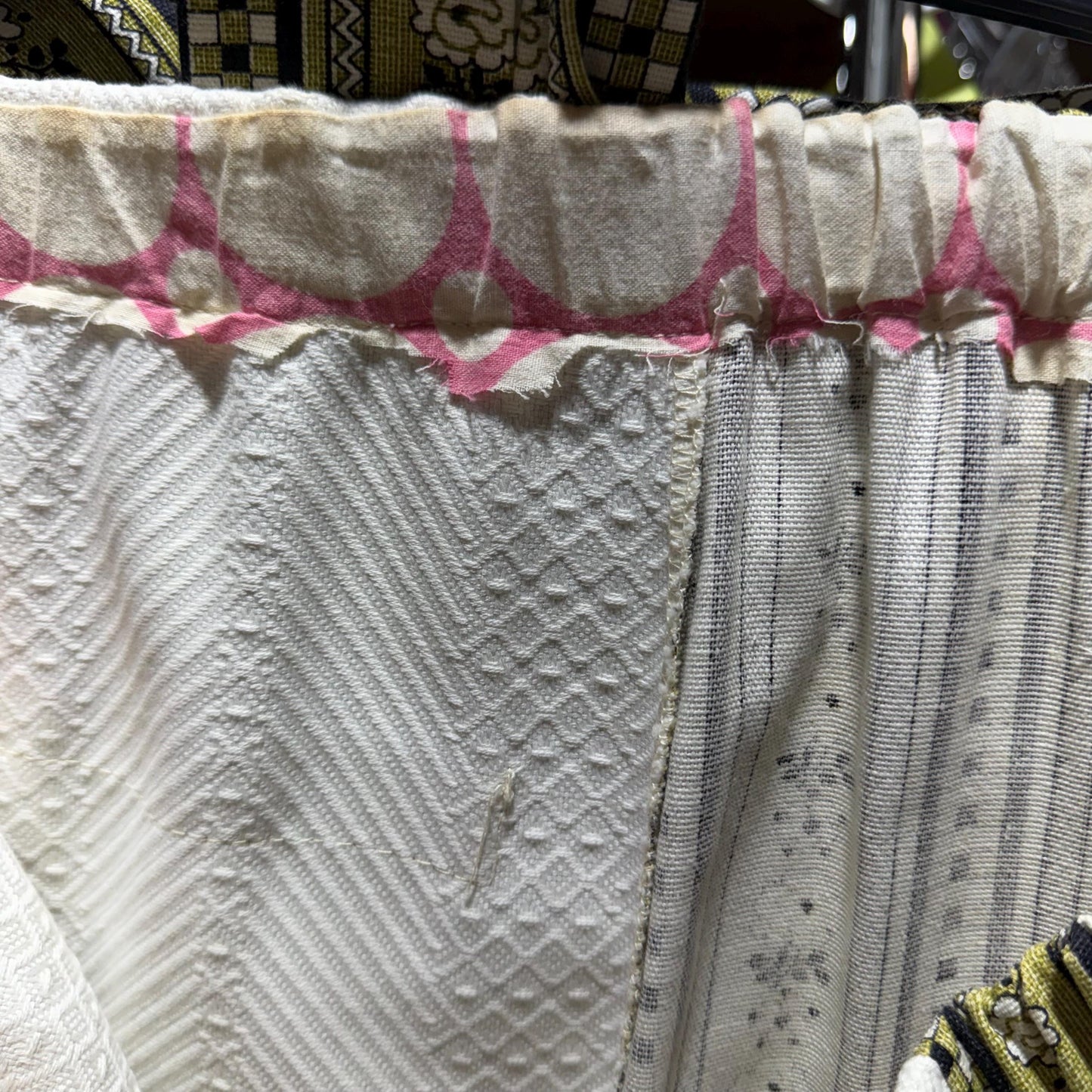 CHESSA DAVIS maxi skirt, 1970s patchwork hippie boho cotton skirt