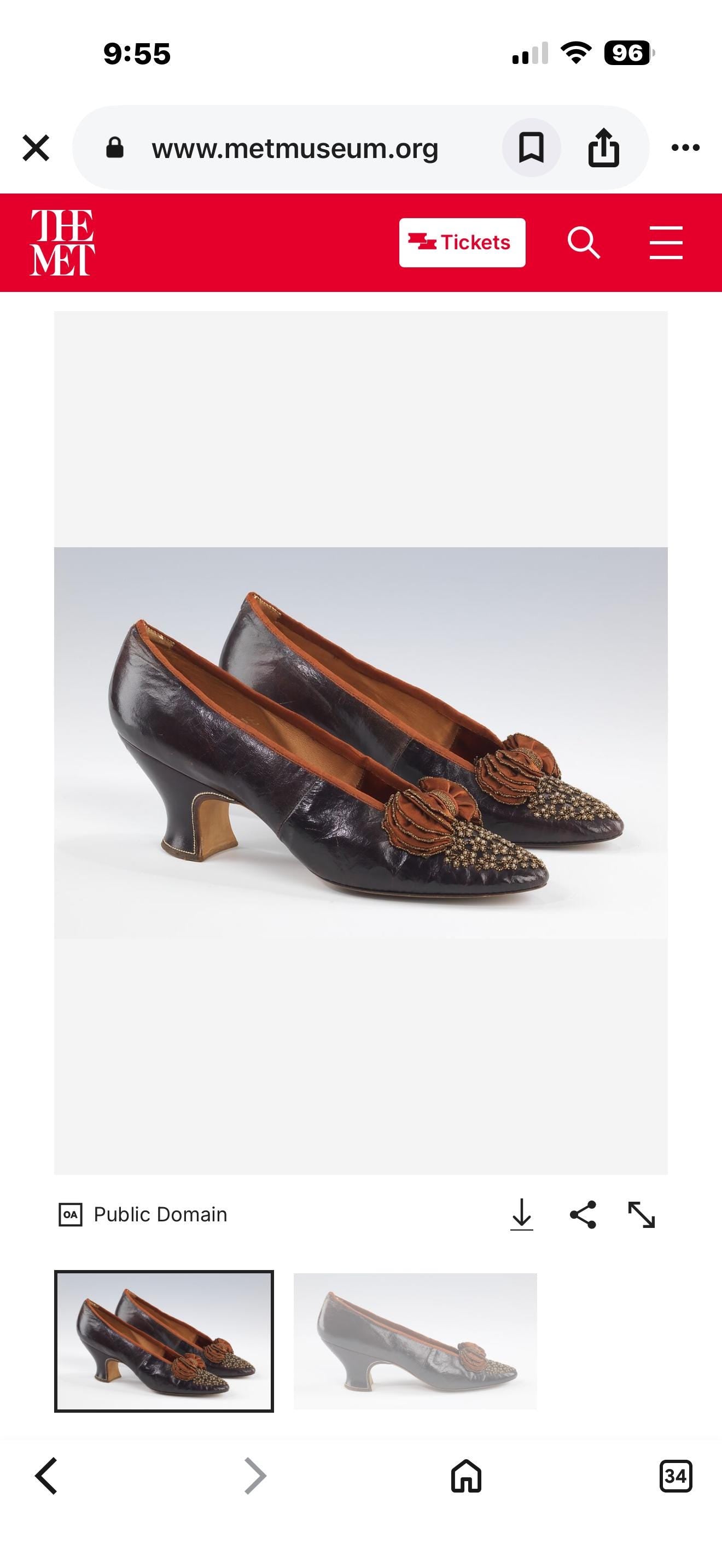 1800s Victorian Evening Slippers Shoes, J & Co JOHNSTON antique brown kidskin leather steel cut beads