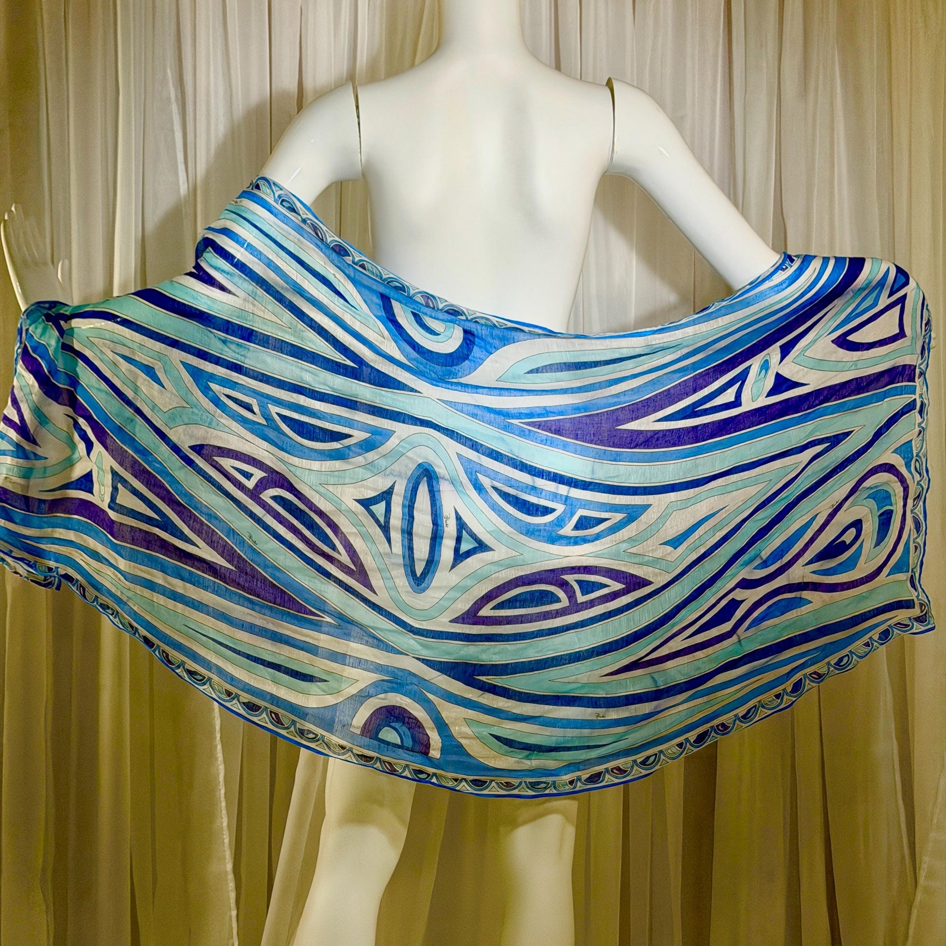 Vintage Emilio Pucci 1970s scarf
