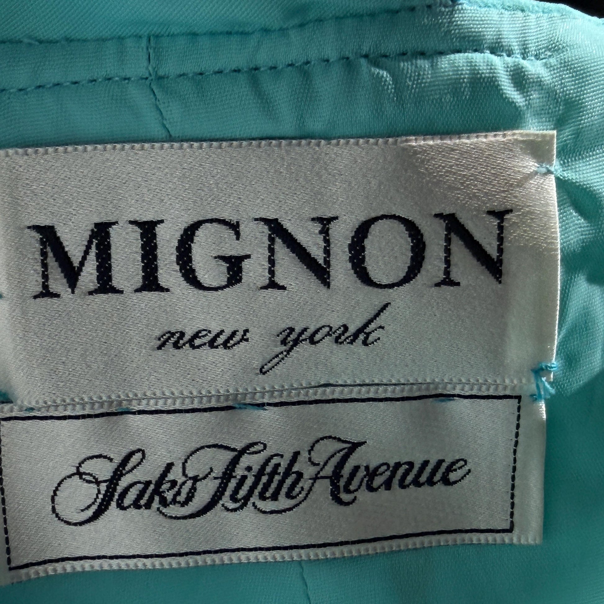 vintage MIGNON evening dress, 1980s SAKS Turquoise Blue ruched Grecian Goddess Gown