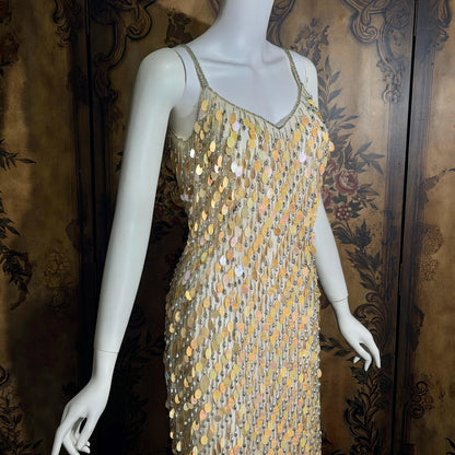 vintage 1980s BLACK TIE Oleg Cassini Cocktail Dress, Neiman Marcus beaded party evening dress