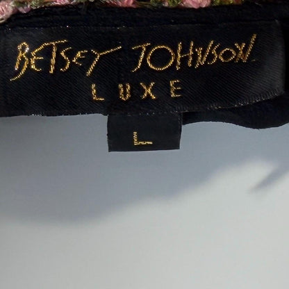 vintage 1990s BETSEY JOHNSON slip dress, Black lace bodycon cocktail dress