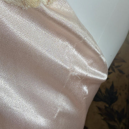 vintage 1930s Nightgown Slip Dress, Shimmering Pink XS lingerie dress