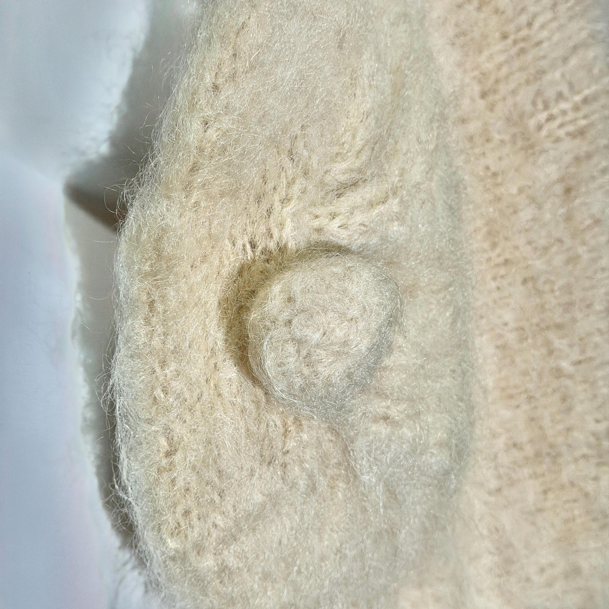 1950s vintage mohair stole wrap, Custom Made evening jacket dinner coat shoulder wrap