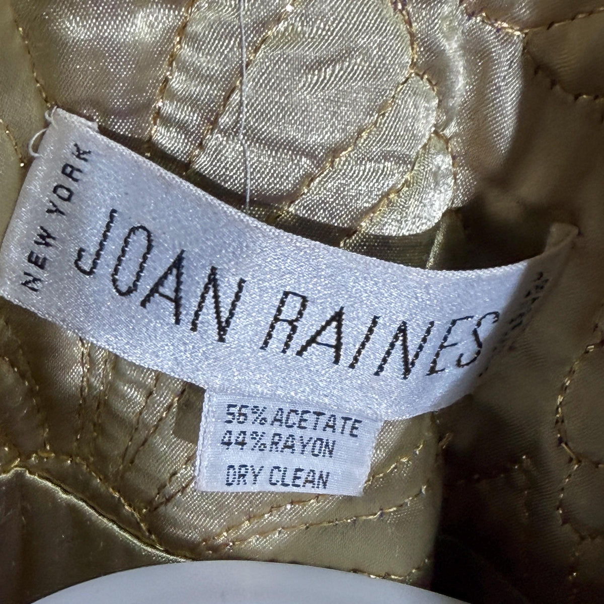 vintage JOAN RAINES 1980s evening dress set, Gold satin cocoon coat and slip dress ensemble