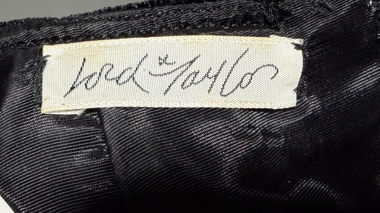 LORD & TAYLOR Vintage 1960s cocktail dress, Malcolm Starr Babydoll Empire Waist evening party dress