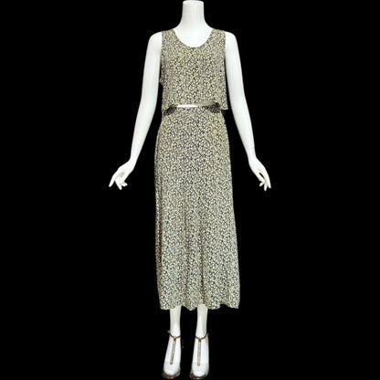 SONIA RYKIEL vintage 1990s 3 piece set, skirt cropped tank top and jacket set