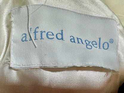 ALFRED ANGELO, vintage 1980s bridal stole, Snowy white marabou wedding capelet evening stole