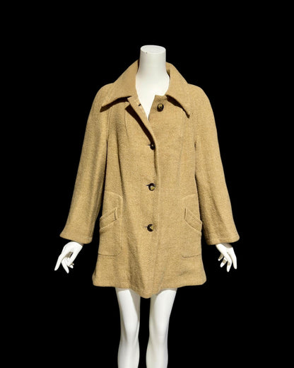 COUNTRY PACER, vintage 1960s Mod swing jacket, reversible double faced wool, button front coat