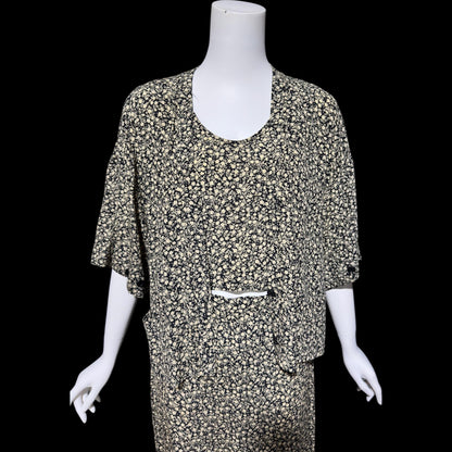 SONIA RYKIEL vintage 1990s 3 piece set, skirt cropped tank top and jacket set