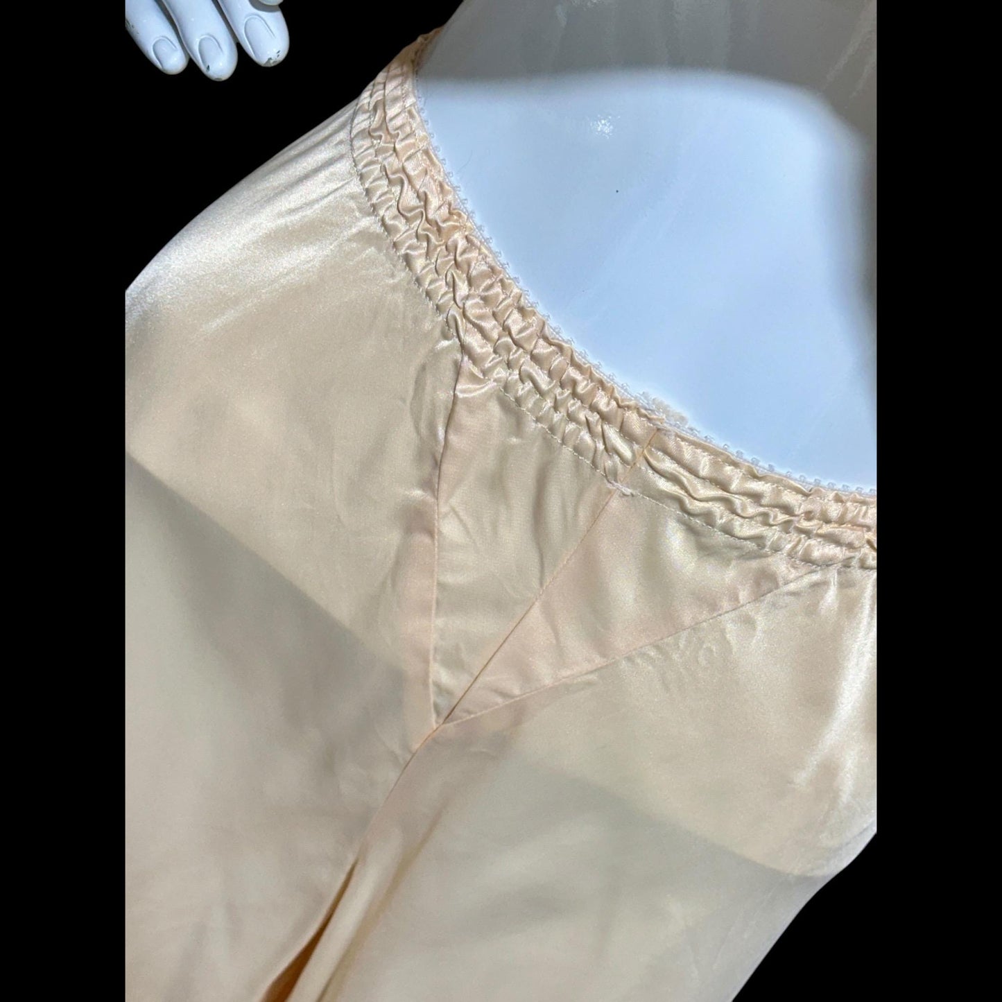 BLANCHE Ralph Montenero, vintage 1970s satin lounging cocktail party pajamas, Poncho Top and wide leg bottom PJ set