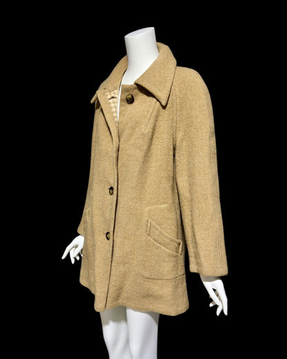 COUNTRY PACER, vintage 1960s Mod swing jacket, reversible double faced wool, button front coat
