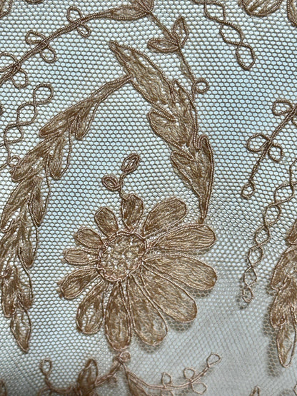 1930s vintage dressing gown robe, Shimmering Peach silk with amazing lace, wrap front house coat