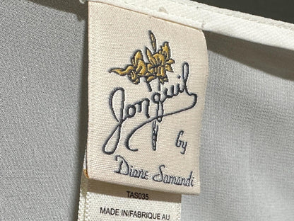 JONQUIL Diane Samandi dressing gown, vintage 1990s amazingly sheer feather weight bridal Robe