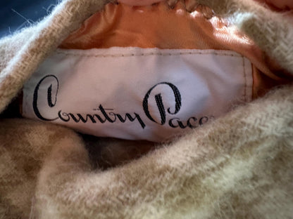 COUNTRY PACER, vintage 1960s Mod swing jacket, reversible double faced wool, button front coat